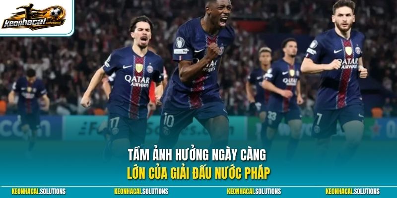 Tầm ảnh hưởng ngày càng lớn của giải đấu nước Pháp 