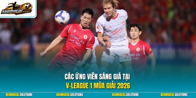 Các ứng viên sáng giá tại V-League 1 mùa giải 2026 