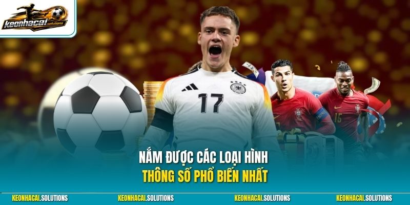 Nắm được các loại hình thông số phổ biến nhất